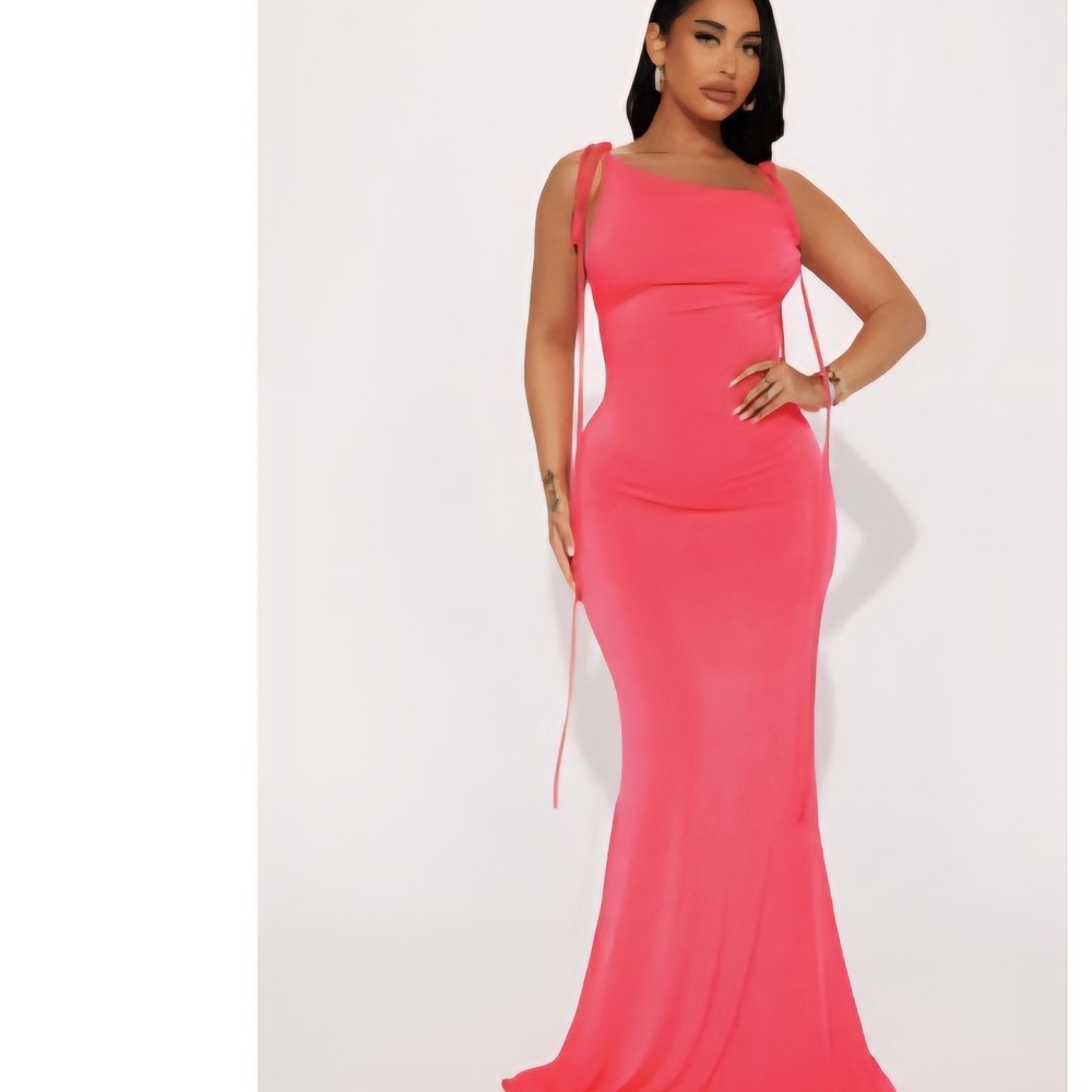 Fashion Nova Pink Maxi Dress